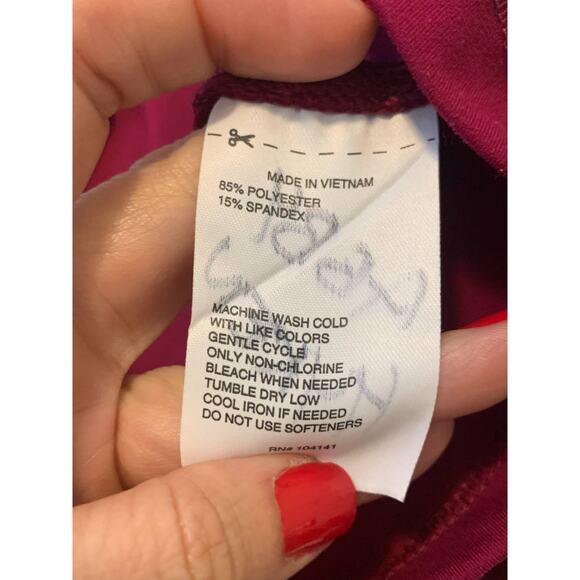 DSG fuchsia sleeveless racer back athletic top size M - Picture 4 of 8